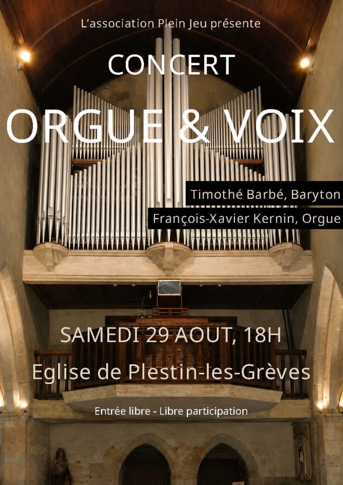 Concert Orgue et voix
